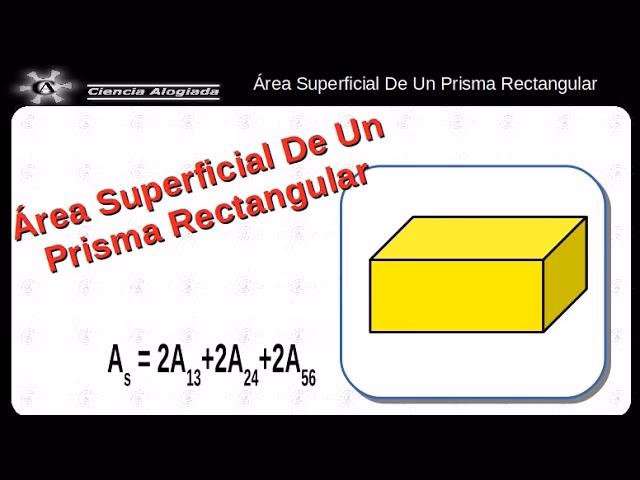 ¿Cómo se calcula la superficie del prisma?