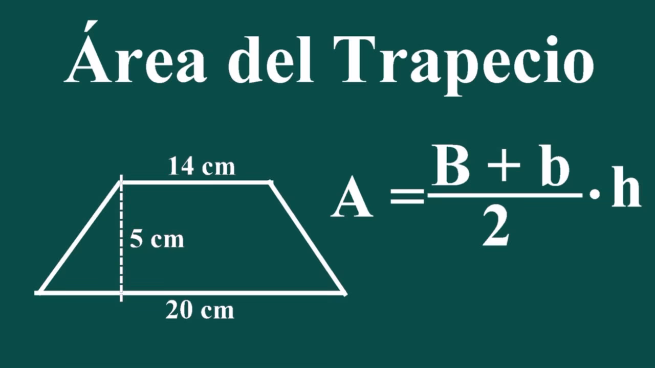 ¿Cómo se calcula la superficie del trapecio?
