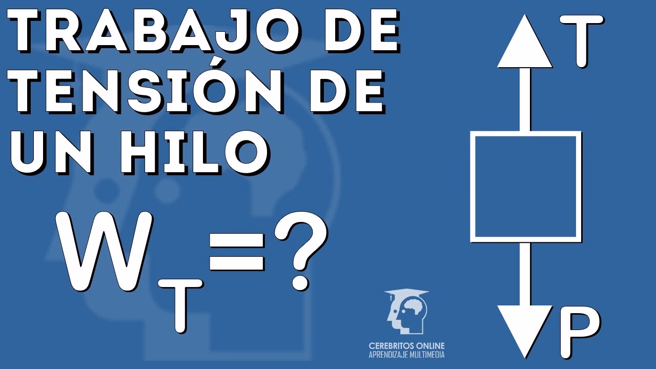 ¿Cómo se calcula el trabajo de la tensión?