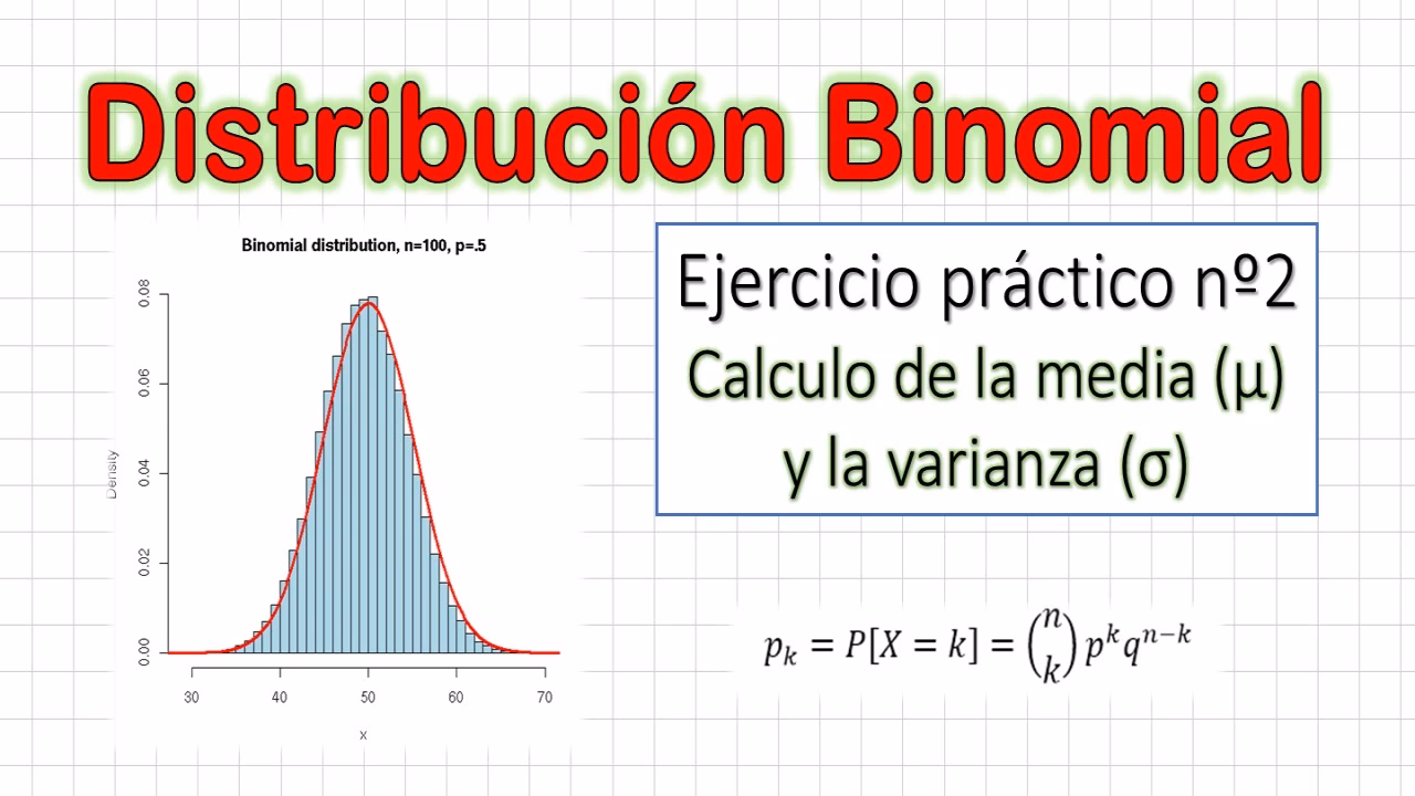 ¿Cómo se calcula la varianza en una distribución binomial?