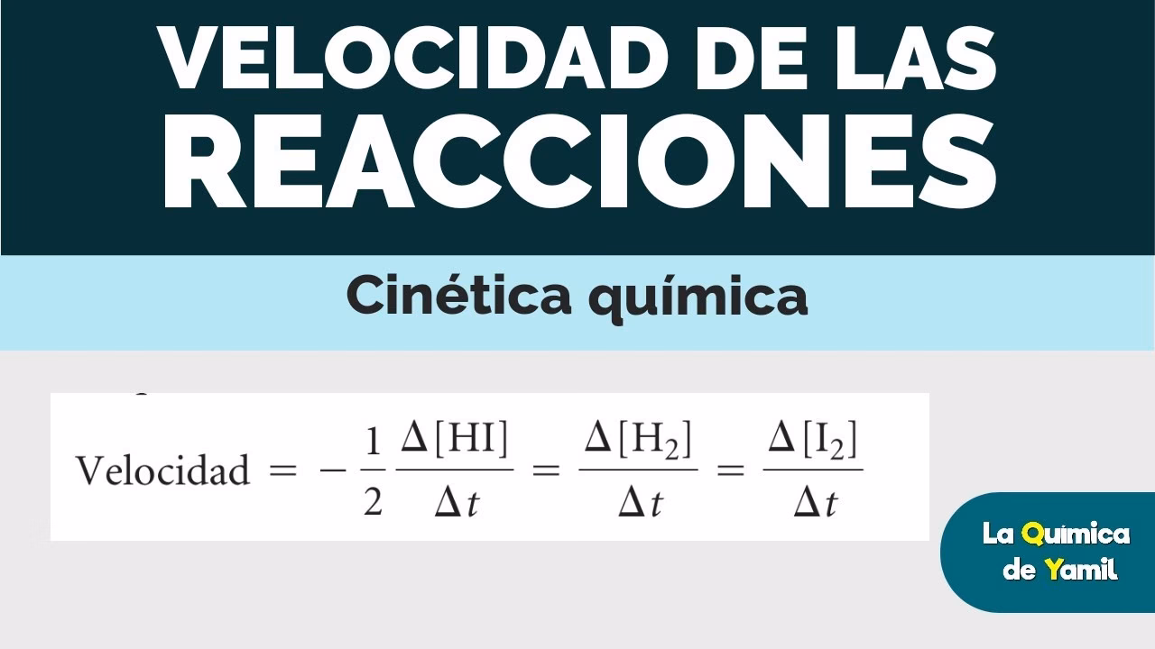 ¿Cómo se calcula la velocidad de una reacción química?
