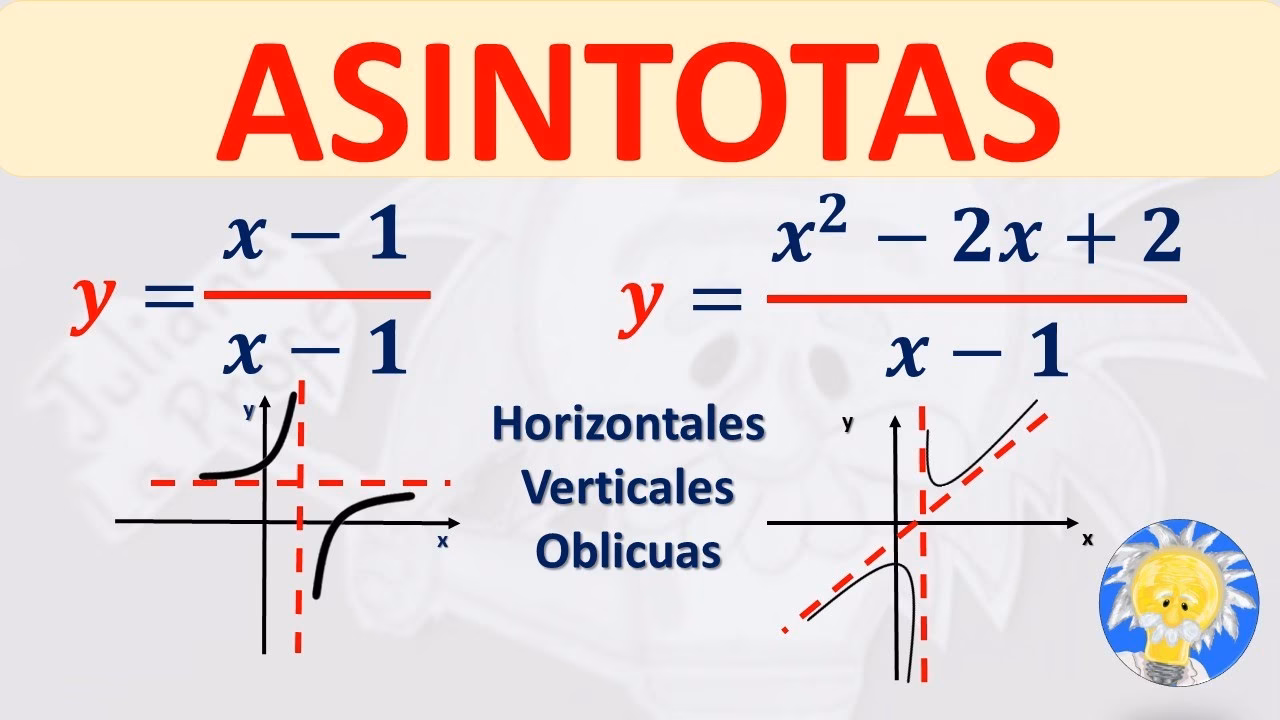 ¿Cómo se calculan las asíntotas?