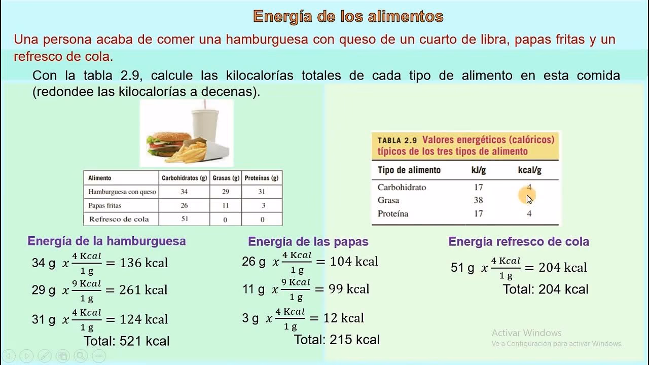 ¿Cómo se miden las calorías de los alimentos?