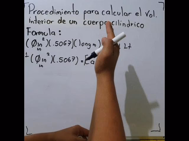 ¿Cuál es la fórmula de perforación?
