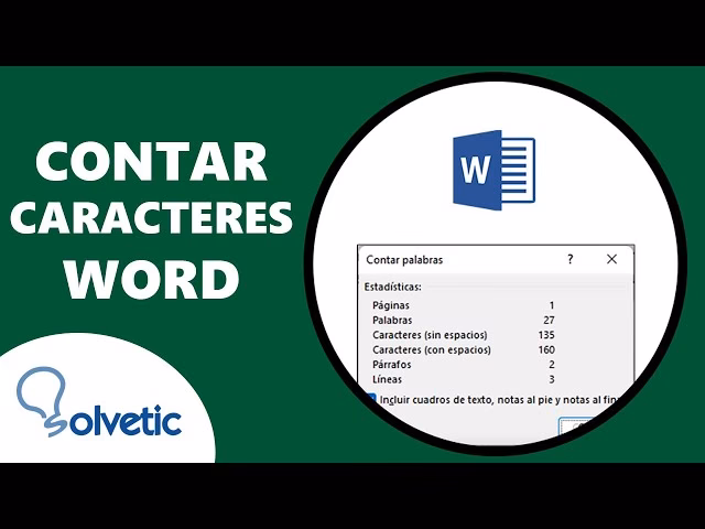 ¿Cómo calcular el número de caracteres?