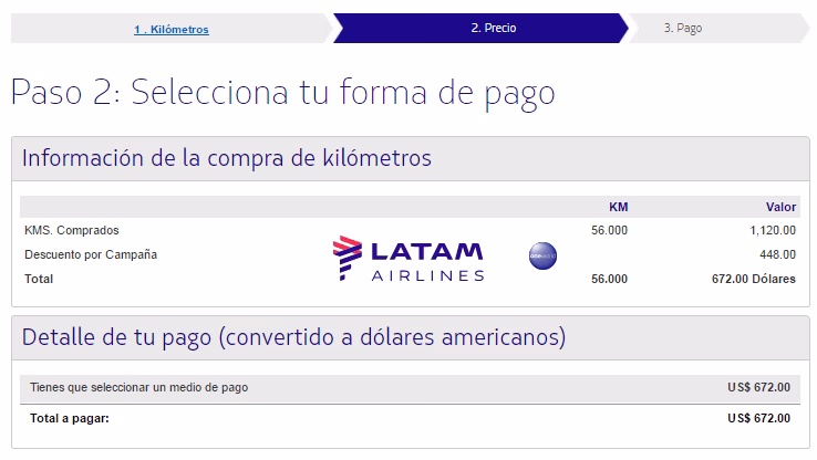 ¿Cómo se calculan las millas LATAM Pass?