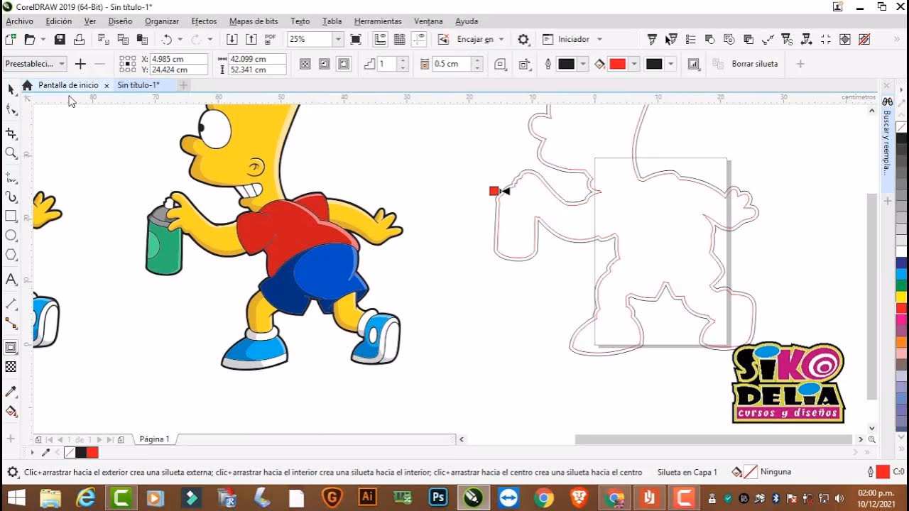 ¿Cómo hacer margen en Corel Draw?