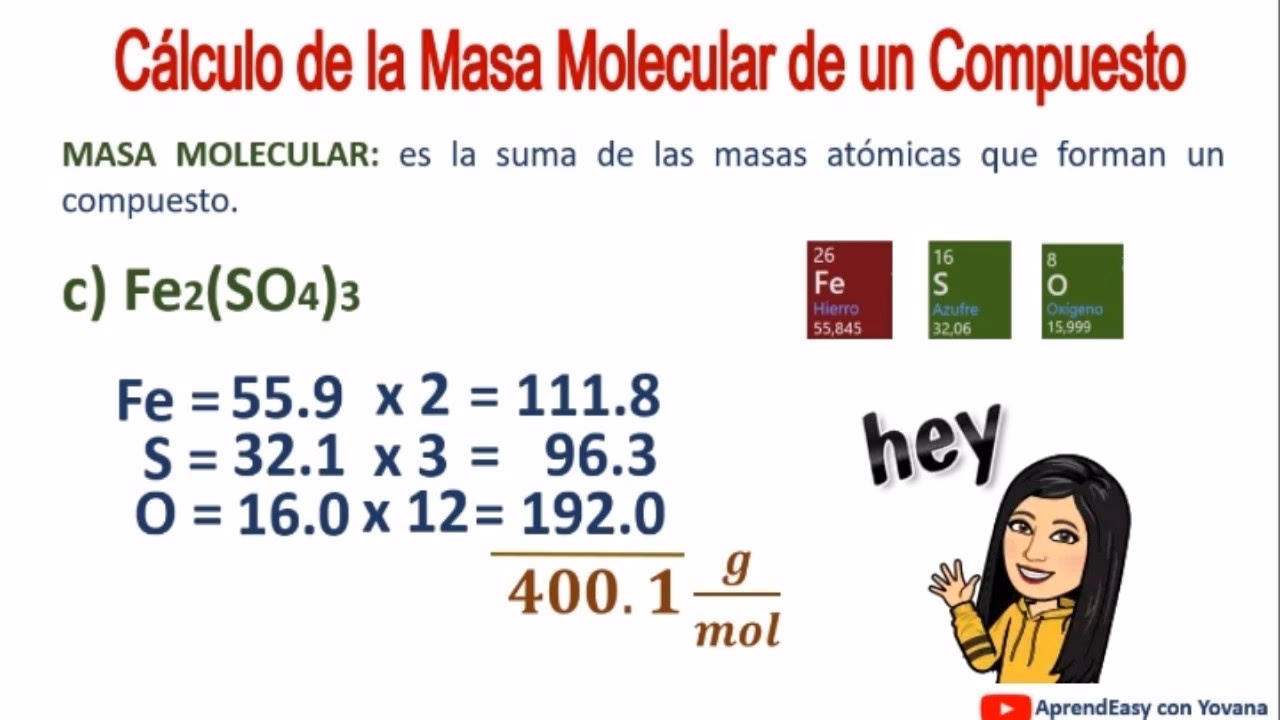 ¿Cómo encontrar la masa molecular de la cal viva?