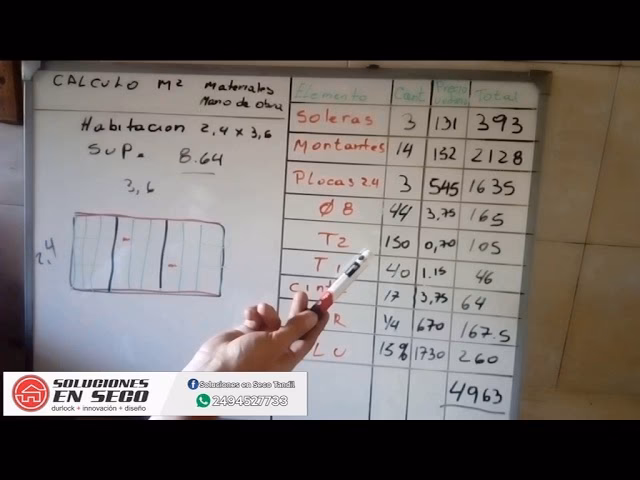 ¿Qué materiales necesito para un cielo raso de durlock?