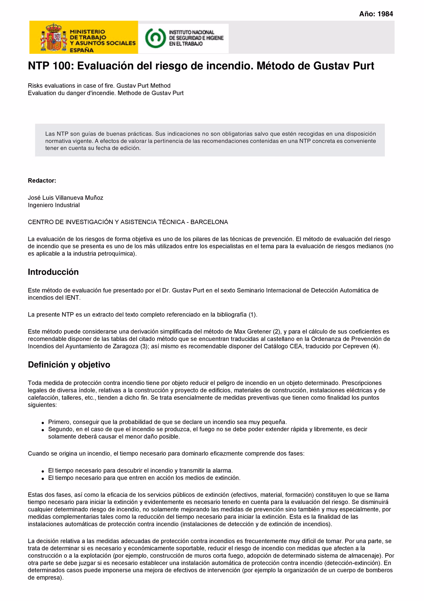 ¿Qué es el método Gretener?