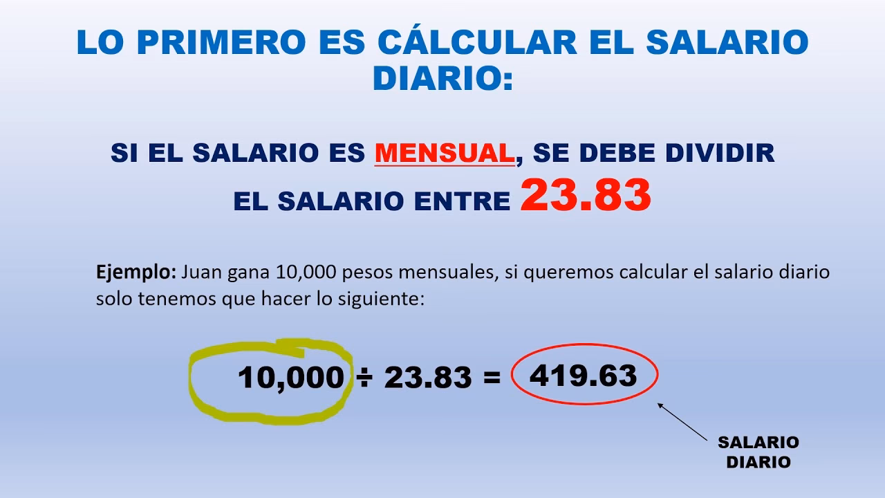 ¿Cómo calcular el salario base mensual?