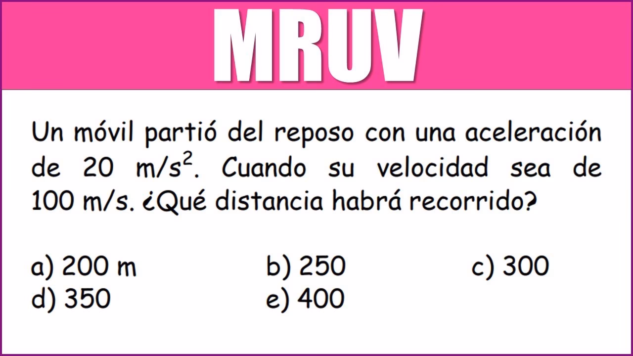¿Cómo se calcula la distancia recorrida con aceleración?
