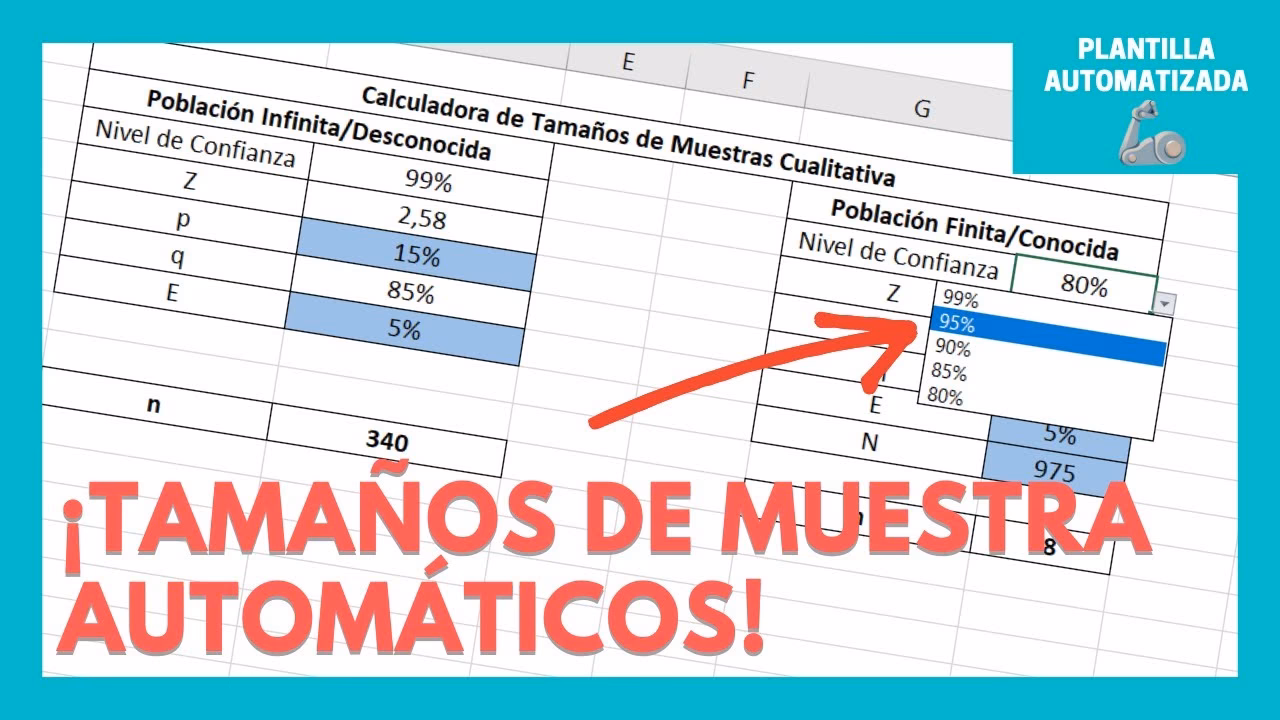 ¿Cómo sacar una muestra con Excel?