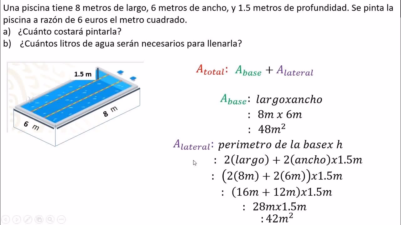 ¿Cómo calcular el revestimiento de una piscina?
