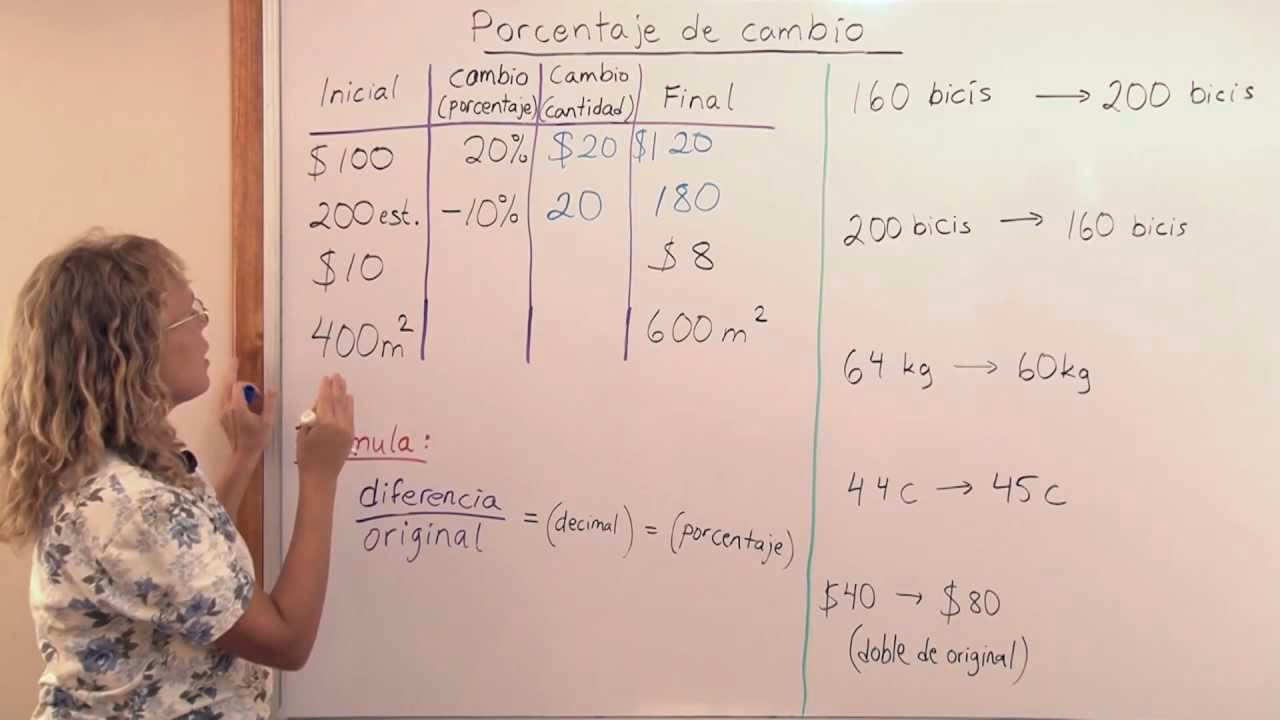 ¿Cómo se calcula el porcentaje entre dos montos?
