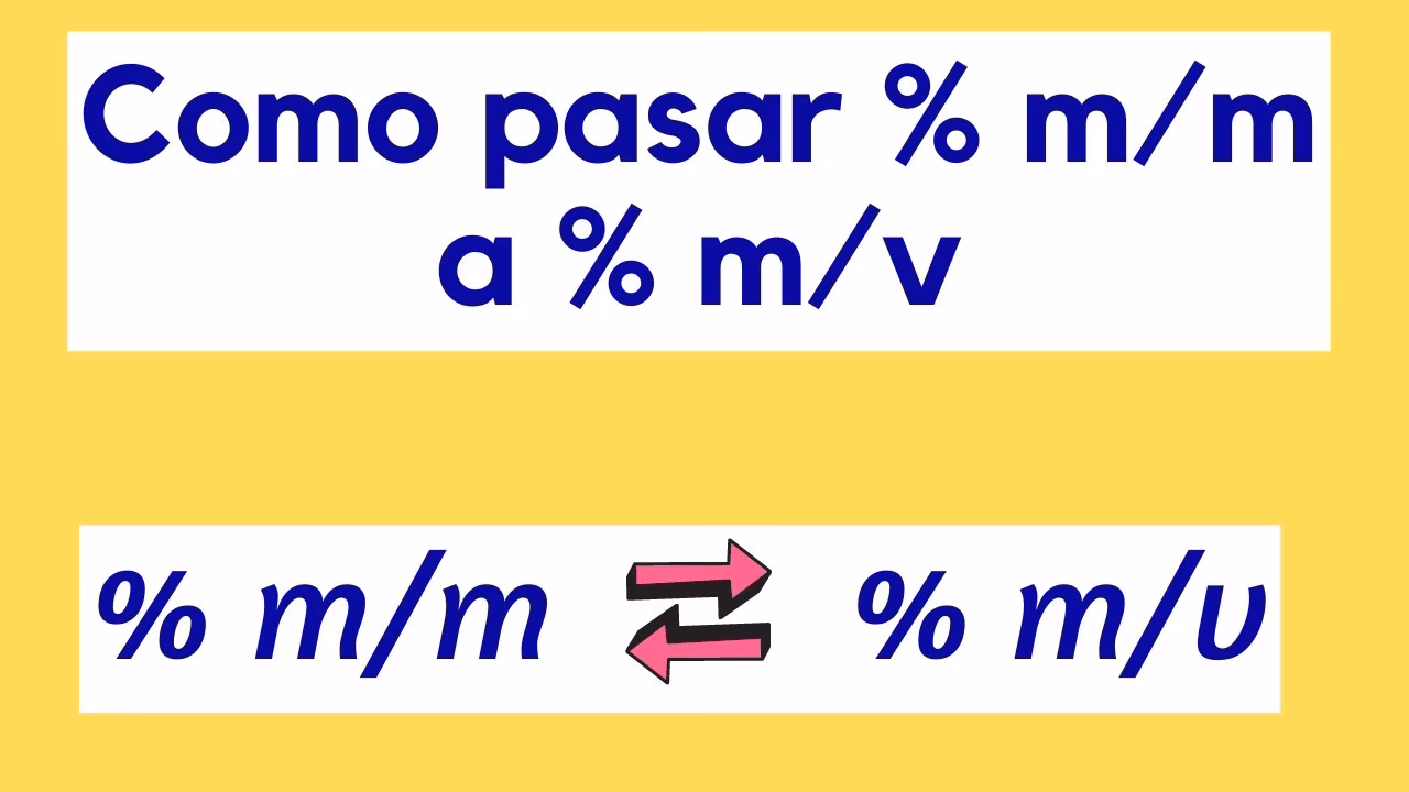 ¿Cómo calcular el porcentaje de masa con la densidad?