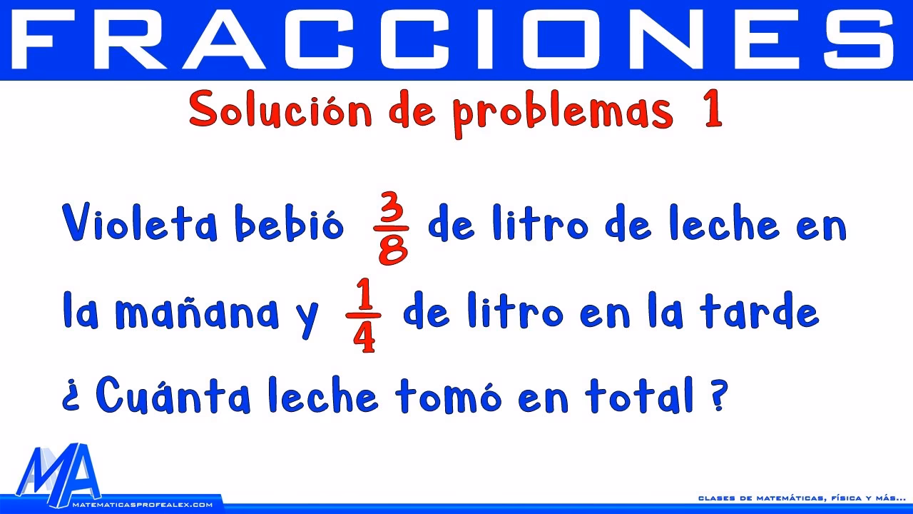 ¿Cómo resolver problemas con fracciones con diferente denominador?