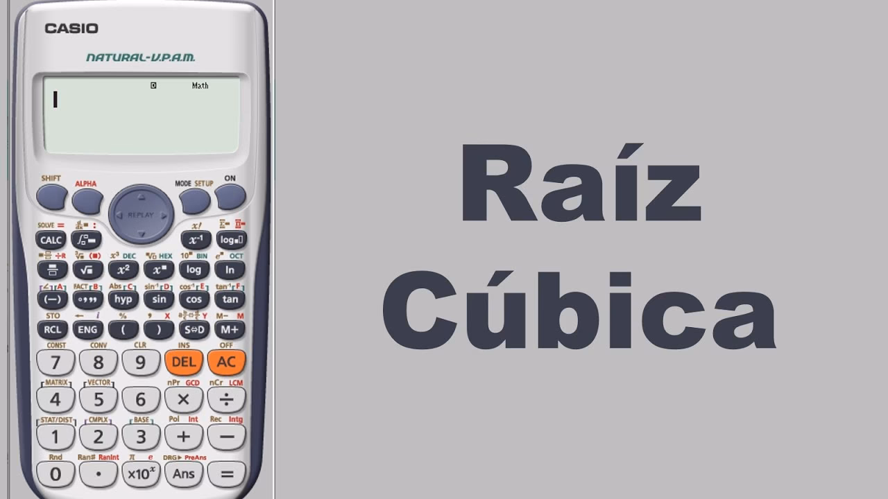 ¿Cómo se calcula la raíz cúbica de un número?