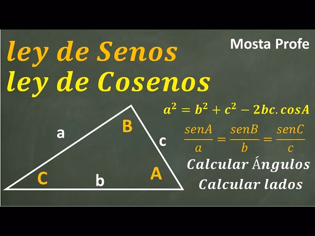 ¿Cómo se calcula el seno de un ángulo?