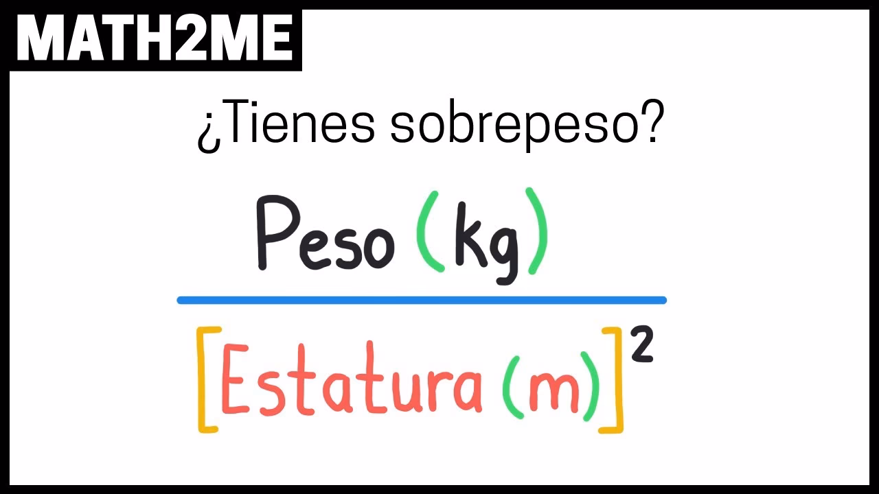 ¿Cómo se determina el sobrepeso?