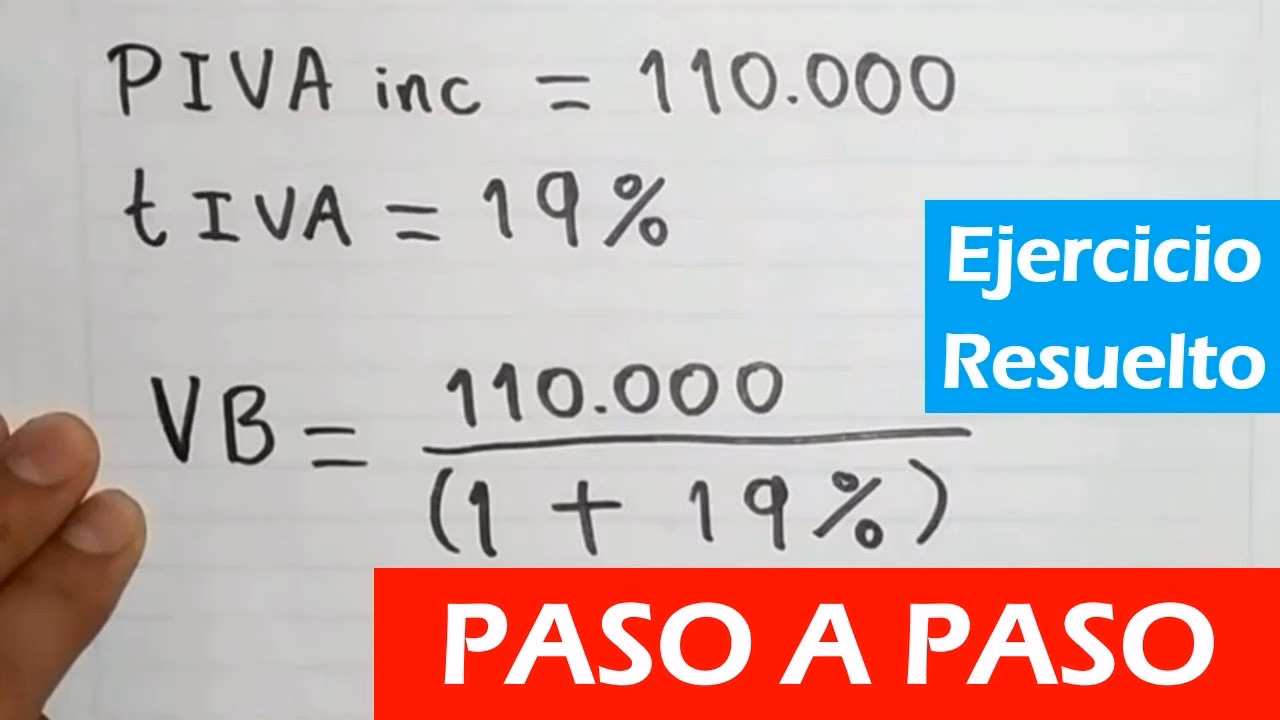 ¿Cómo calcular el valor total sin IVA?