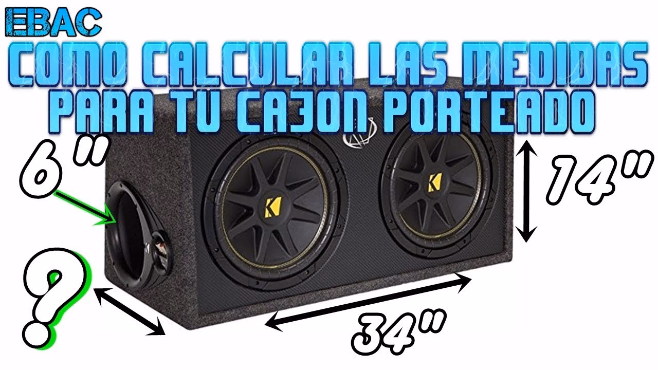 ¿Cómo calcular el subwoofer?