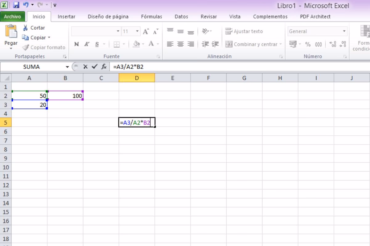 ¿Cómo puedo descontar un 20% de un precio en Excel?