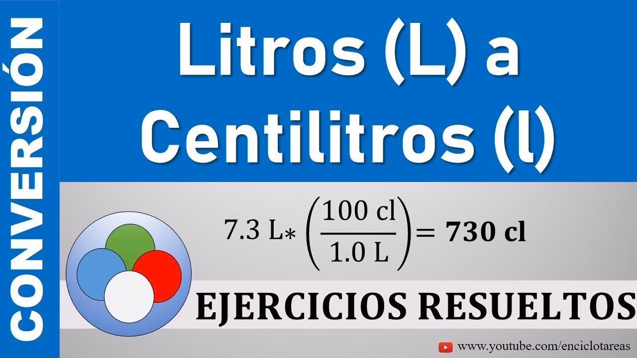 ¿Cómo se calculan los centilitros?