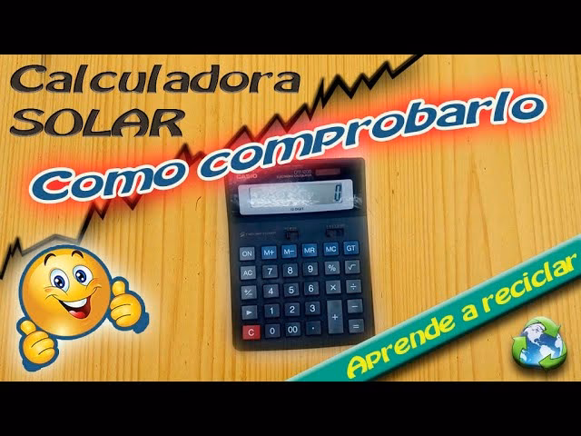 ¿Cómo se carga la batería de una calculadora?