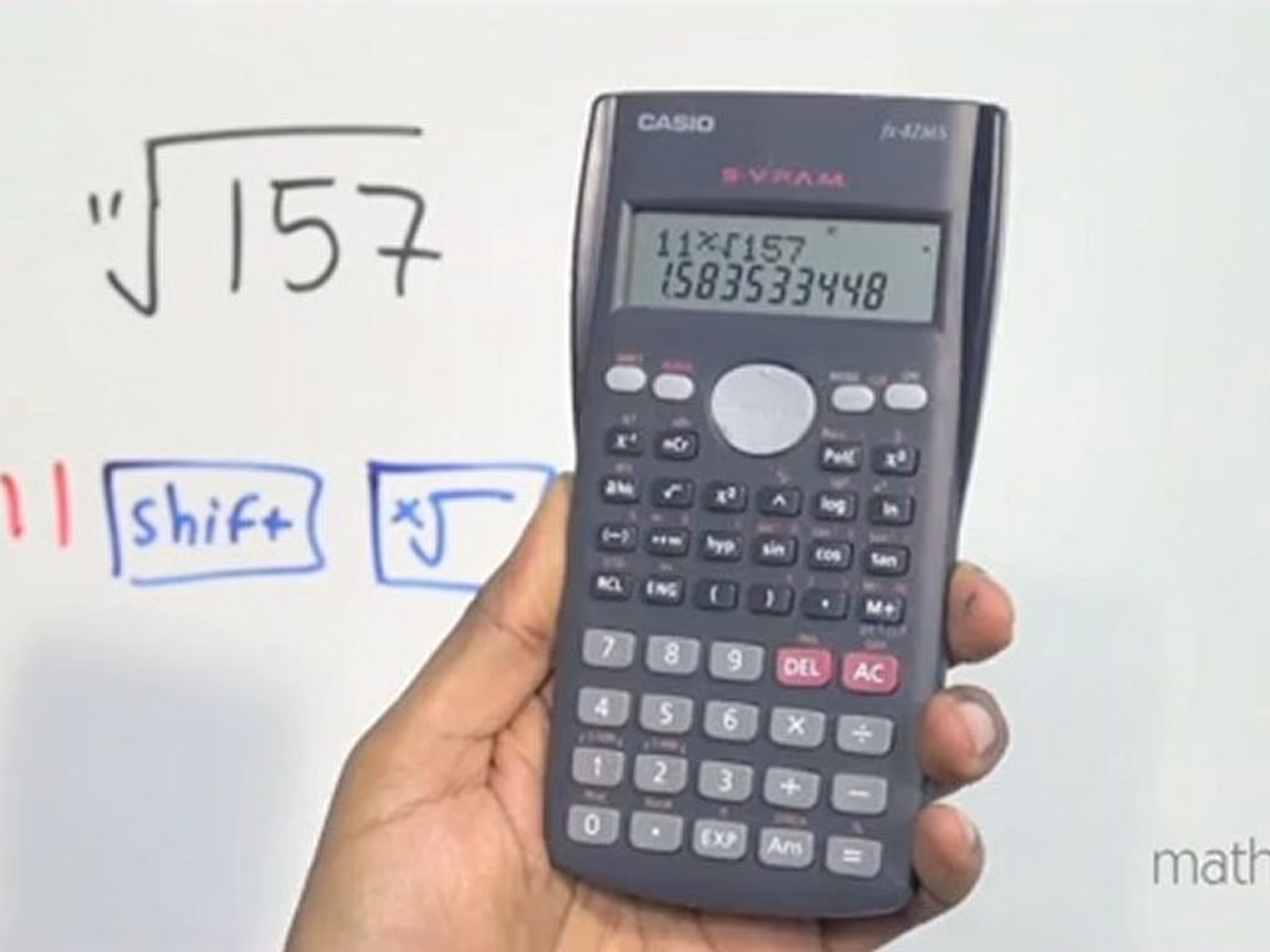 ¿Cómo sacar la raíz de un número?