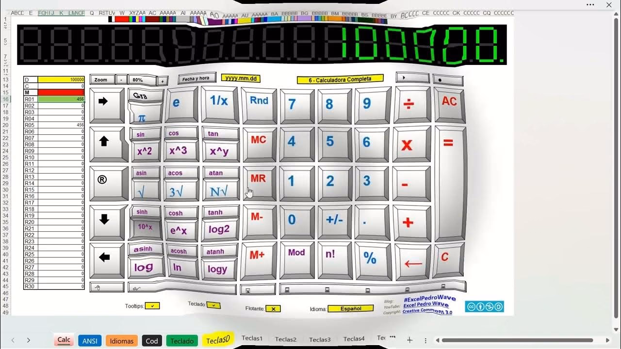 ¿Cómo hacer que Excel calcule como una calculadora?