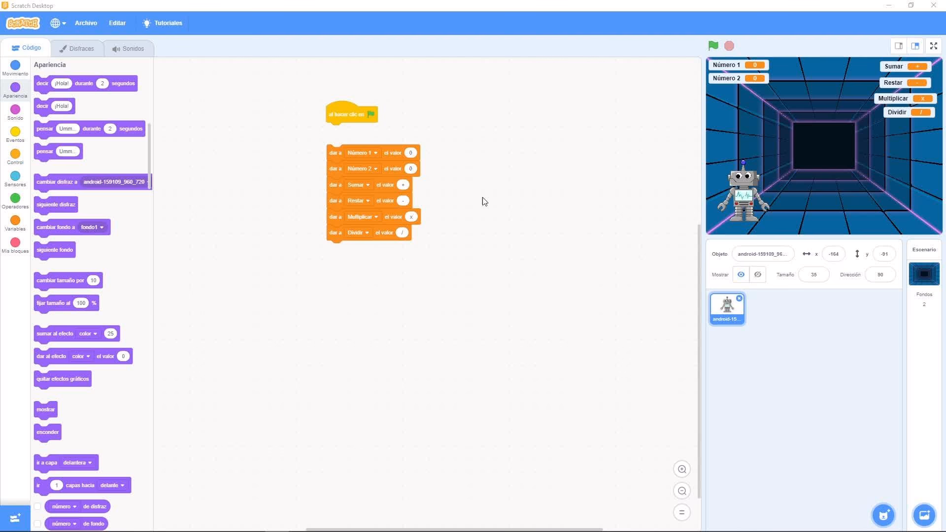 ¿Podemos hacer una calculadora en Scratch?