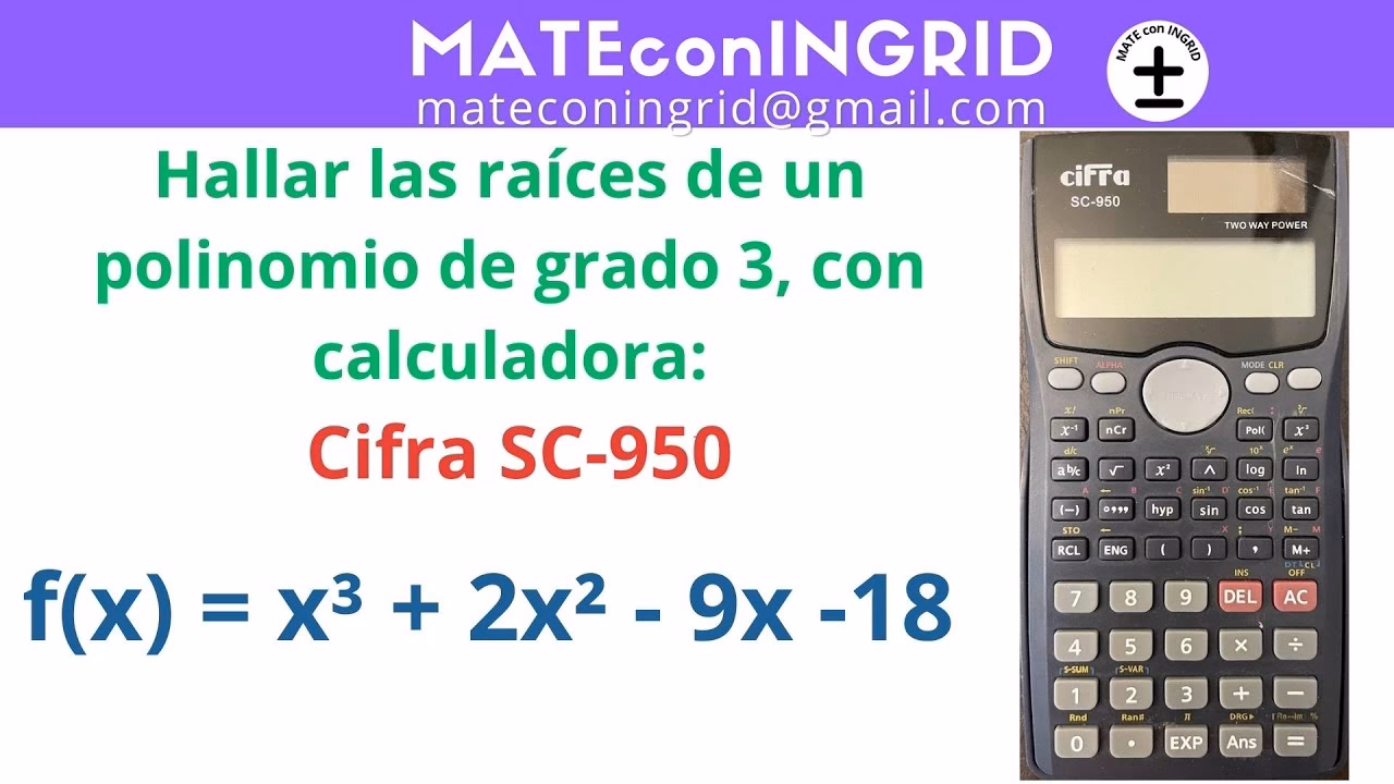 ¿Podemos encontrar raíces usando una calculadora?
