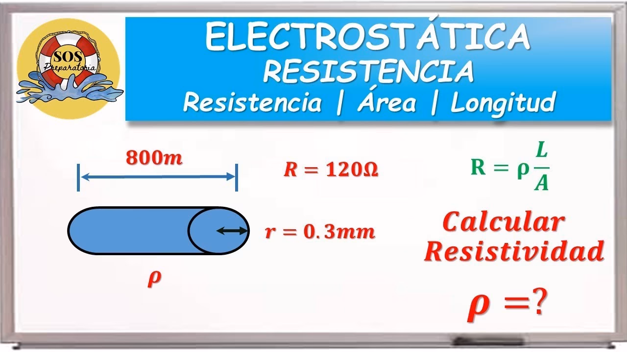 ¿Cómo se calcula la resistividad?