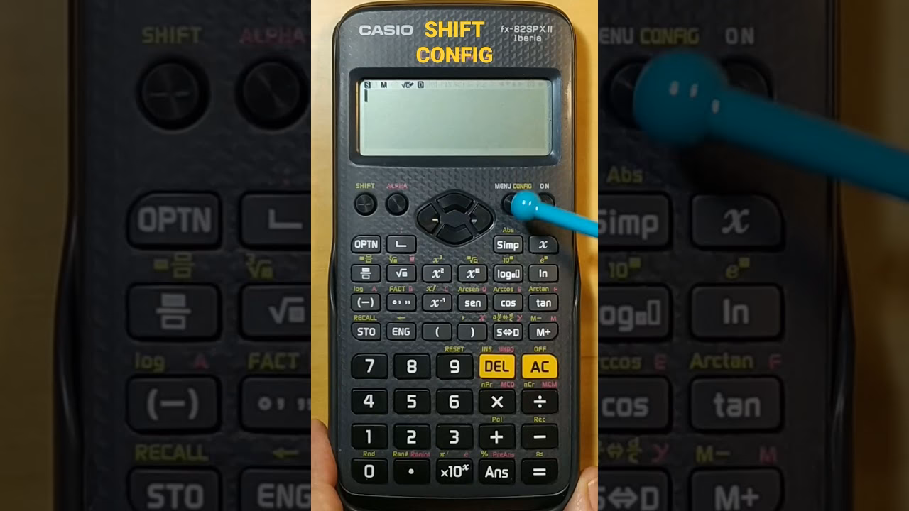 ¿Cómo subirle el contraste a la calculadora?