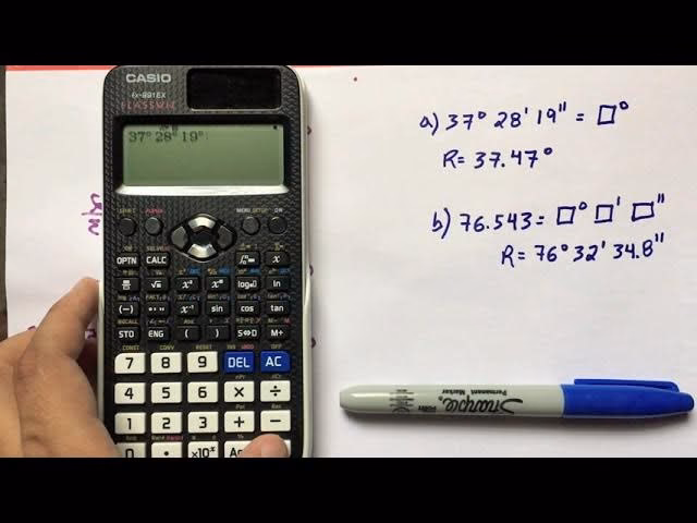 ¿Cómo escribir 30 minutos en una calculadora?