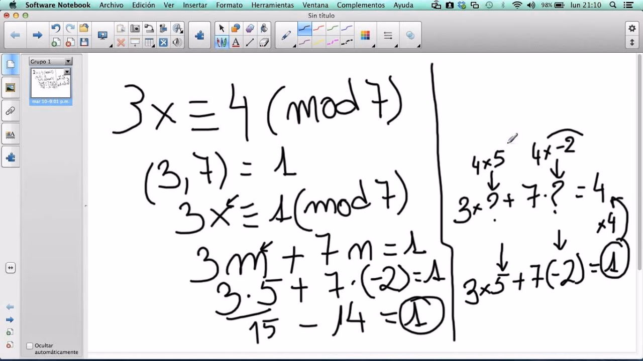 ¿Qué es una ecuación de congruencia?