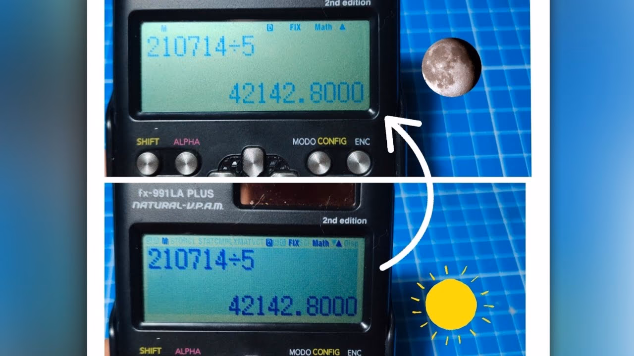 ¿Cómo subir el contraste de la calculadora?