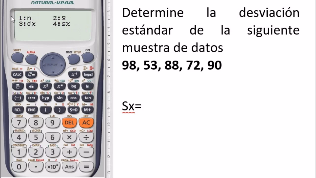 ¿Cómo se calcula la desviación estándar relativa?