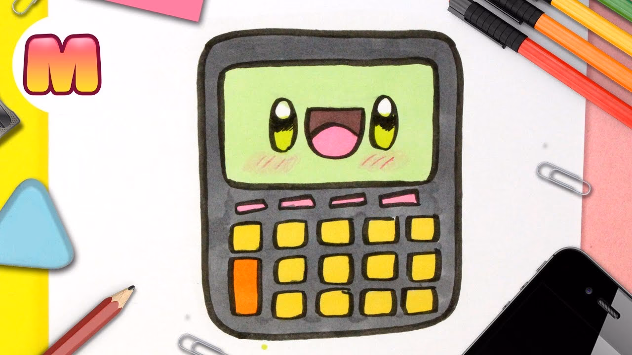 ¿Cómo dibujar un marcador kawaii?