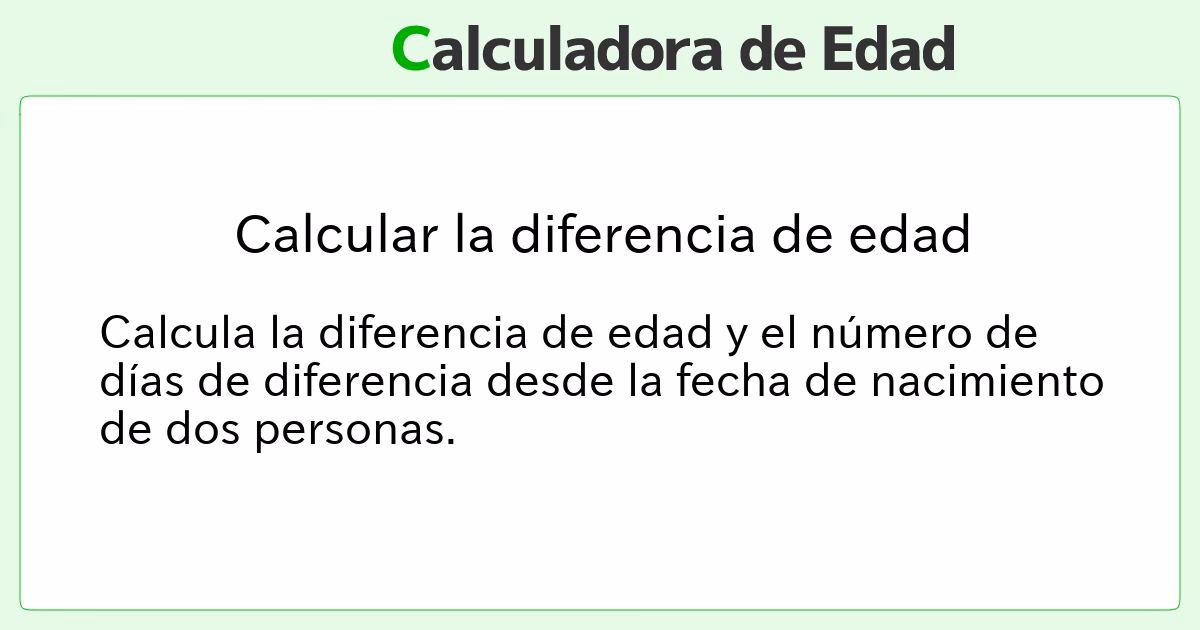 ¿Cómo calcular la edad para salir con alguien?