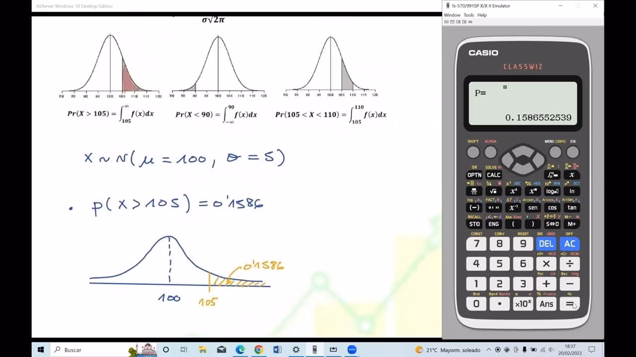¿Cómo hacer una distribución normal en la calculadora Casio?