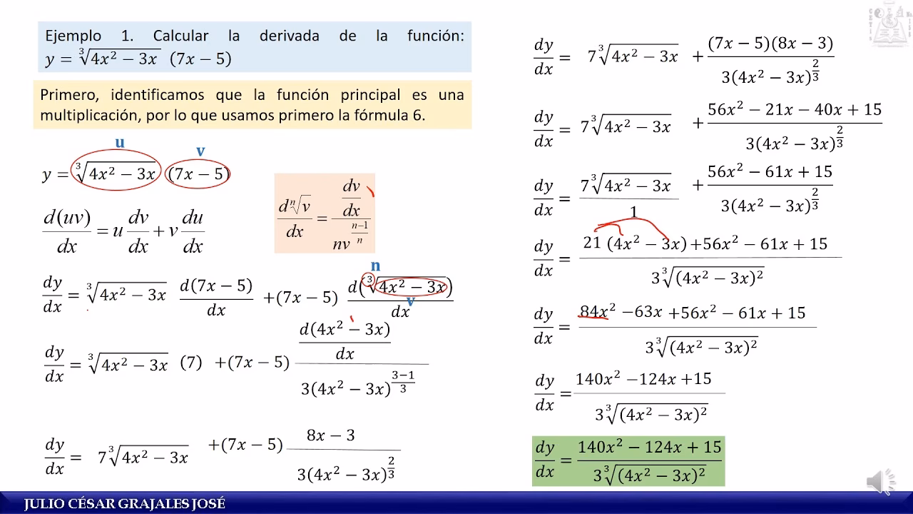 ¿Dónde se ocupan las derivadas?