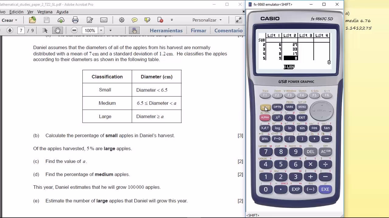 ¿Cómo calculo la distribución de probabilidad?