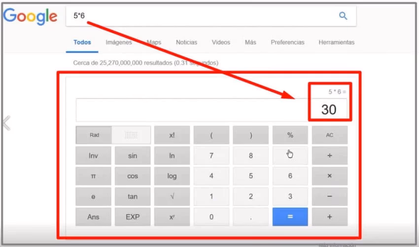¿Cómo puedo elevar un número a la potencia en las hojas de cálculo de Google?