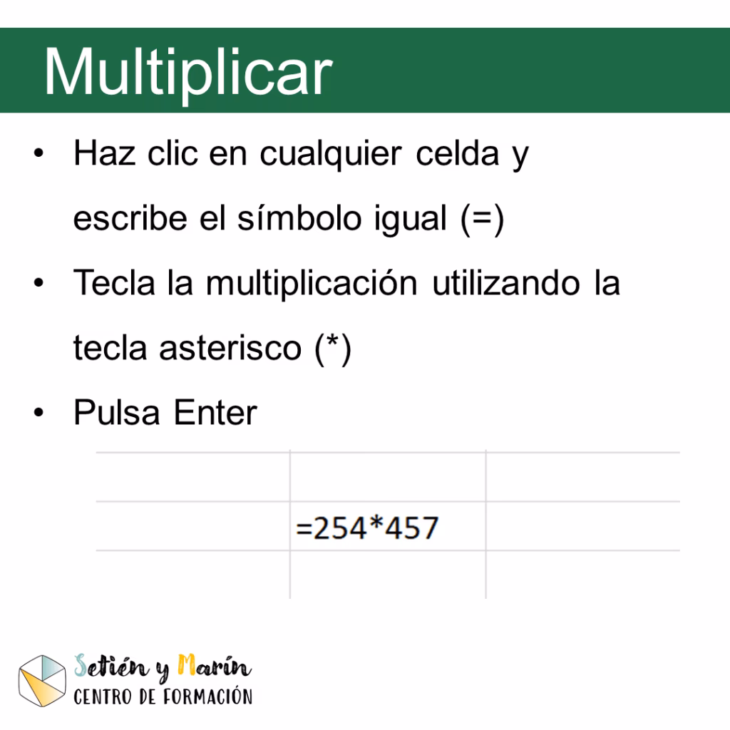 ¿Cómo se saca igual en Excel?
