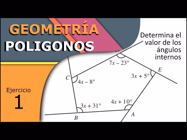 ¿Cómo calcular los ángulos interiores de formas irregulares?