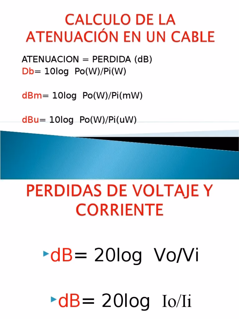 ¿Cuál es la fórmula para la pérdida de retorno de fibra?