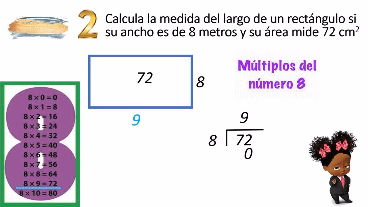 ¿Cómo se calcula la longitud de un rectángulo?