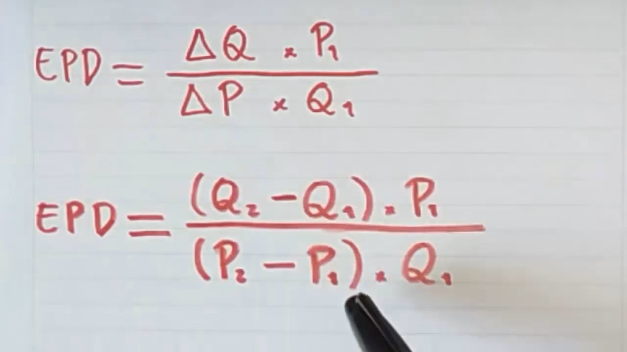 ¿Cómo se calcula la elasticidad precio de la demanda?